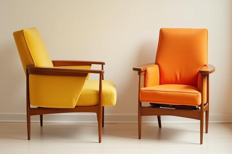 After: Restored mid-century chair